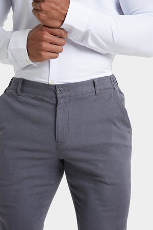 Linen-blend Pants in Grey - TAILORED ATHLETE - USA