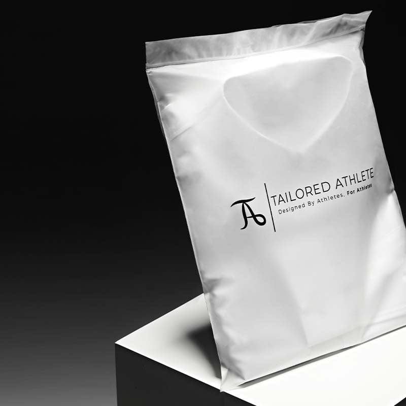 Image showing a box with muscle-fit apparel and promotional design for packaging and branding