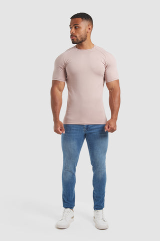 Athletic Fit T-Shirt in Plaster