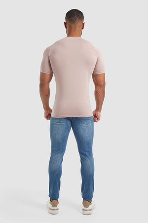 Athletic Fit T-Shirt in Plaster - TAILORED ATHLETE - USA