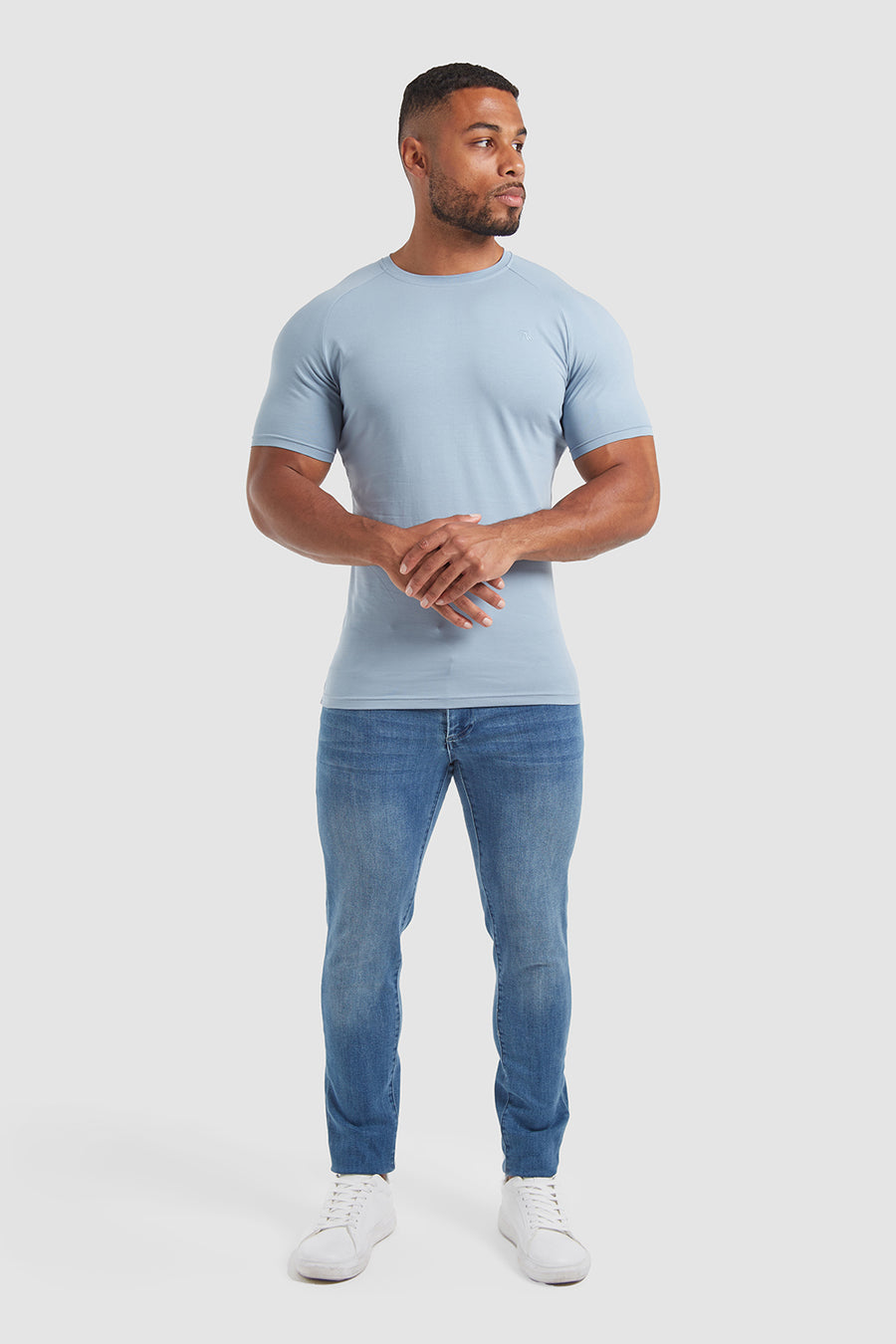 Athletic Fit T-Shirt in Storm - TAILORED ATHLETE - USA