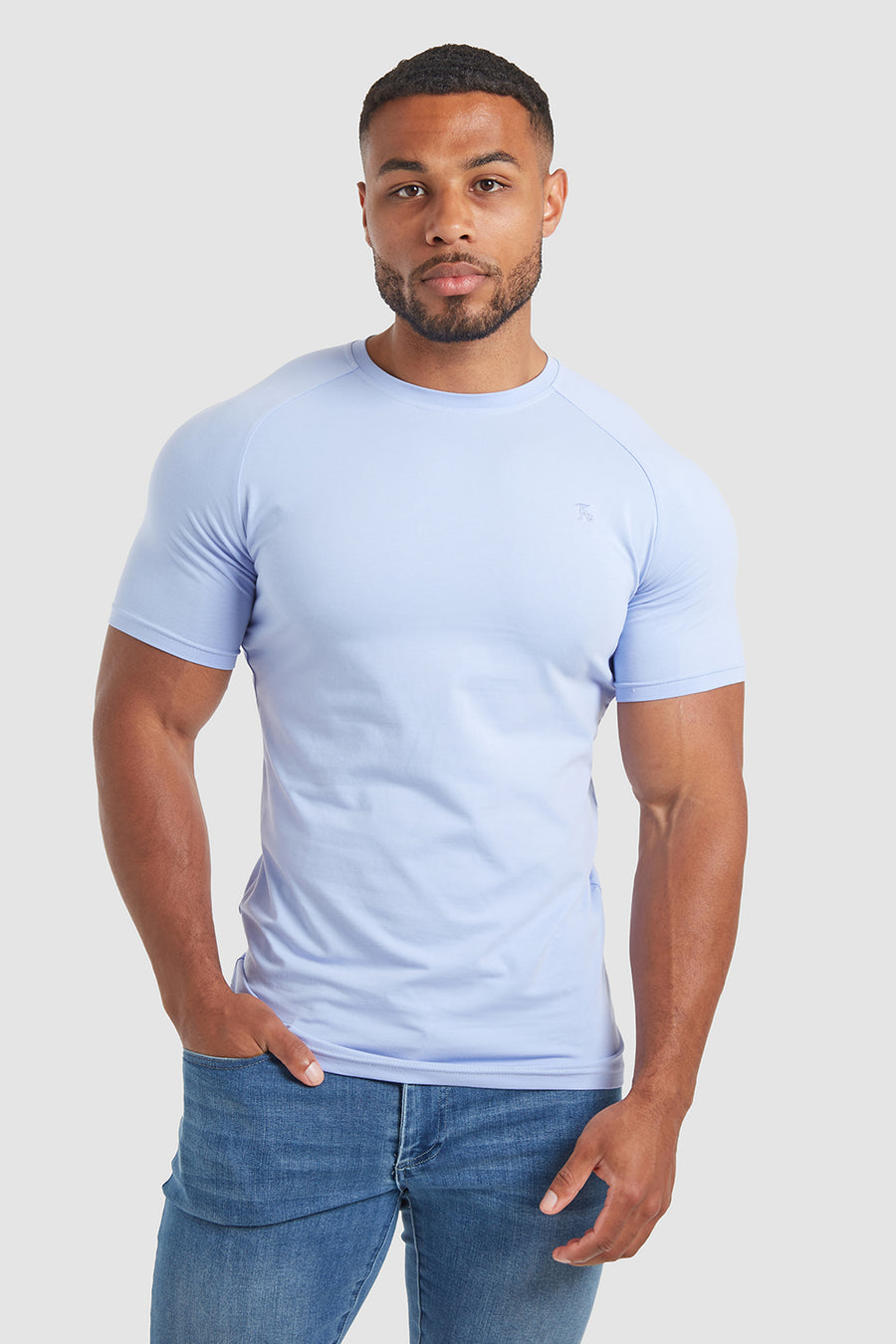 Athletic Fit  T-Shirt in Lilac Haze - TAILORED ATHLETE - USA