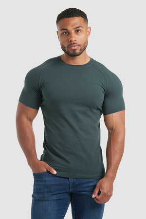 Athletic Fit T-Shirt in Pine - TAILORED ATHLETE - USA