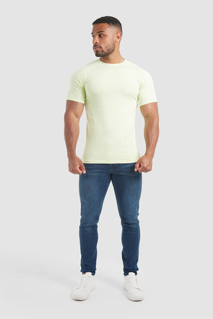 Athletic Fit T-Shirt in Lime Sorbet - TAILORED ATHLETE - USA