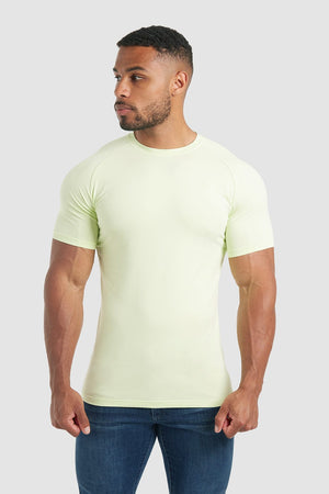 Athletic Fit T-Shirt in Lime Sorbet - TAILORED ATHLETE - USA