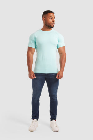 Athletic Fit T-Shirt in Lagoon - TAILORED ATHLETE - USA