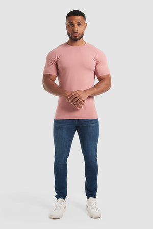 Athletic Fit T-Shirt in Wood Rose - TAILORED ATHLETE - USA