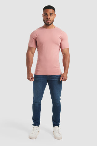 Athletic Fit T-Shirt in Wood Rose