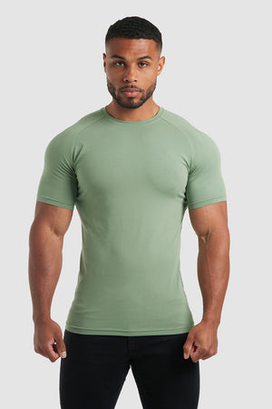 Athletic Fit T-Shirt in Thyme - TAILORED ATHLETE - USA