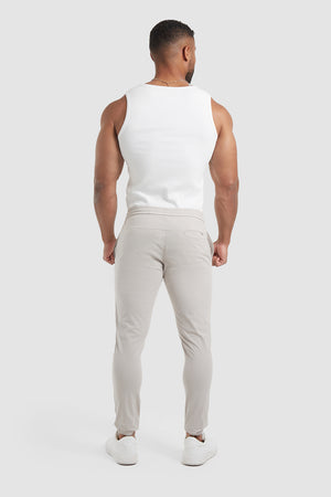 Lightweight Cuffed Trousers in Pebble - TAILORED ATHLETE - USA