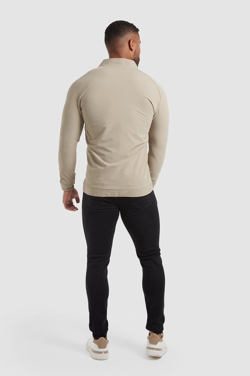 Harrington Jacket in Stone - TAILORED ATHLETE - USA