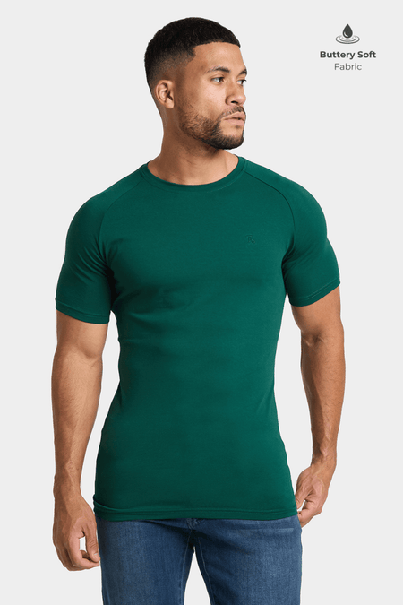 Premium Athletic T-Shirt in Oxidised Green - TAILORED ATHLETE - USA