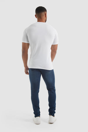 Pique T-Shirt in White - TAILORED ATHLETE - USA
