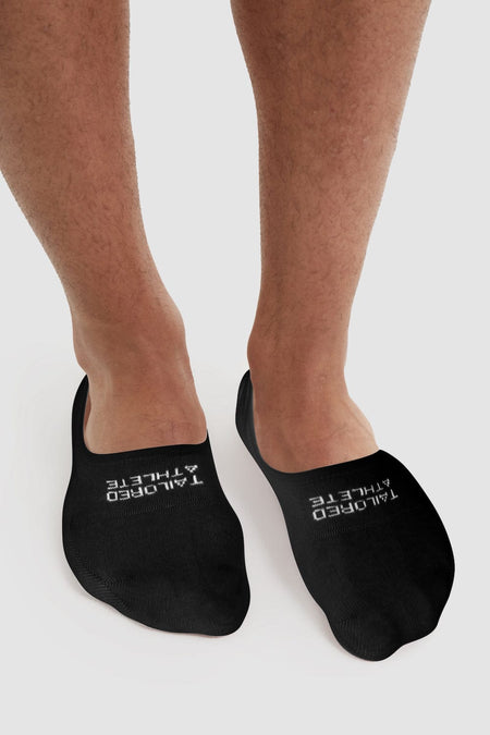 3 Pack No Show Socks In Black - TAILORED ATHLETE - USA