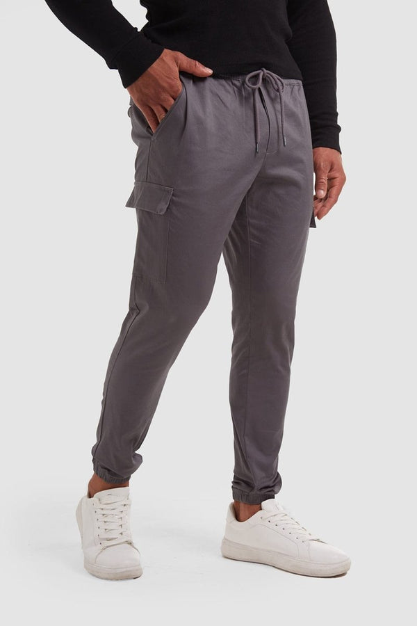 CLUBHAUS Tailored Trousers - Graphite L