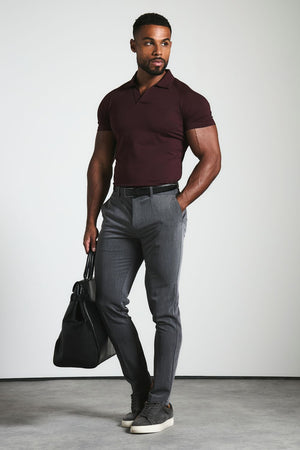 Athletic Fit Essential Pants in Charcoal