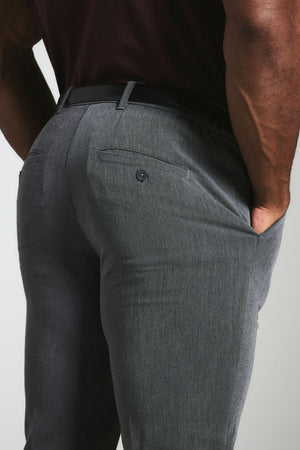 Athletic Fit Essential Pants in Charcoal