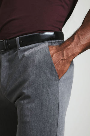 Athletic Fit Essential Pants in Charcoal