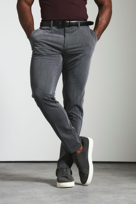 Athletic Fit Essential Pants in Charcoal