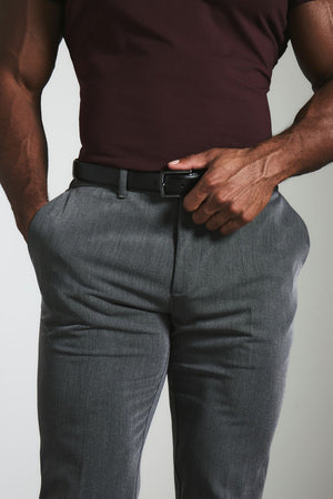 Athletic Fit Essential Pants in Charcoal