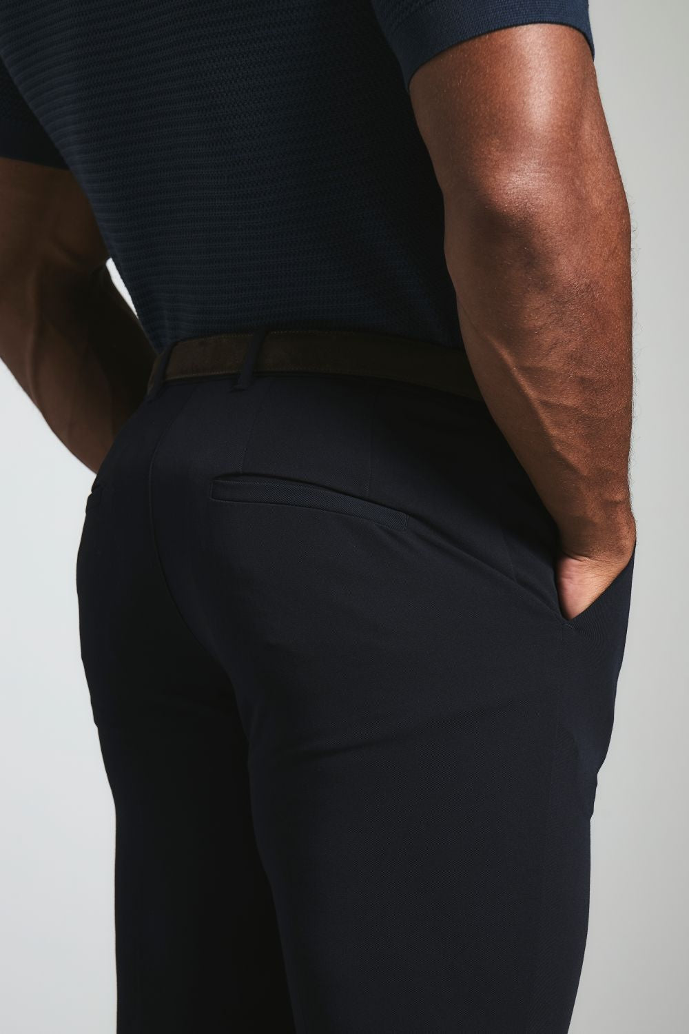 Athletic Fit Essential Pants in Navy