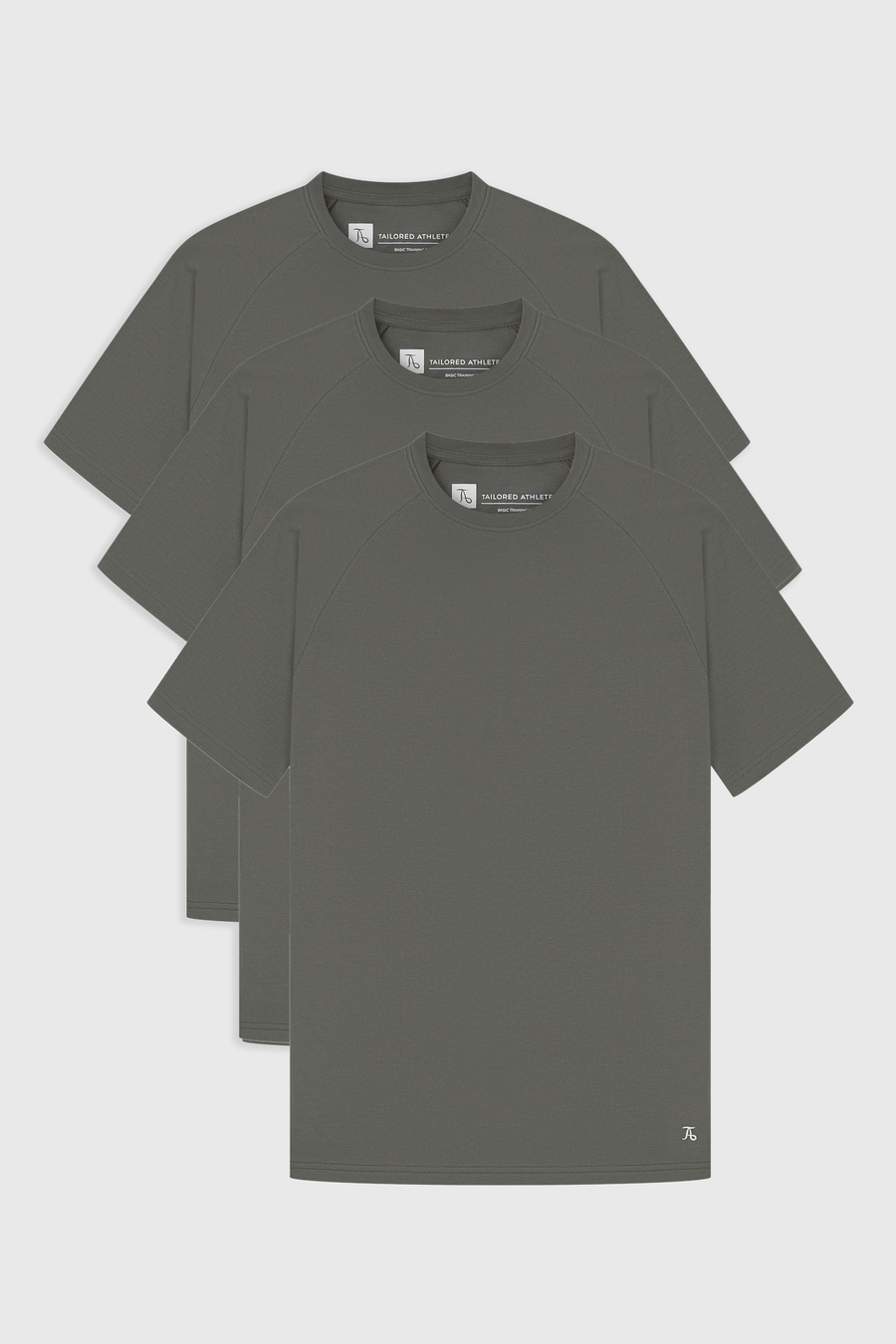 3 Pack Essential Training Top in Charcoal - TAILORED ATHLETE - USA