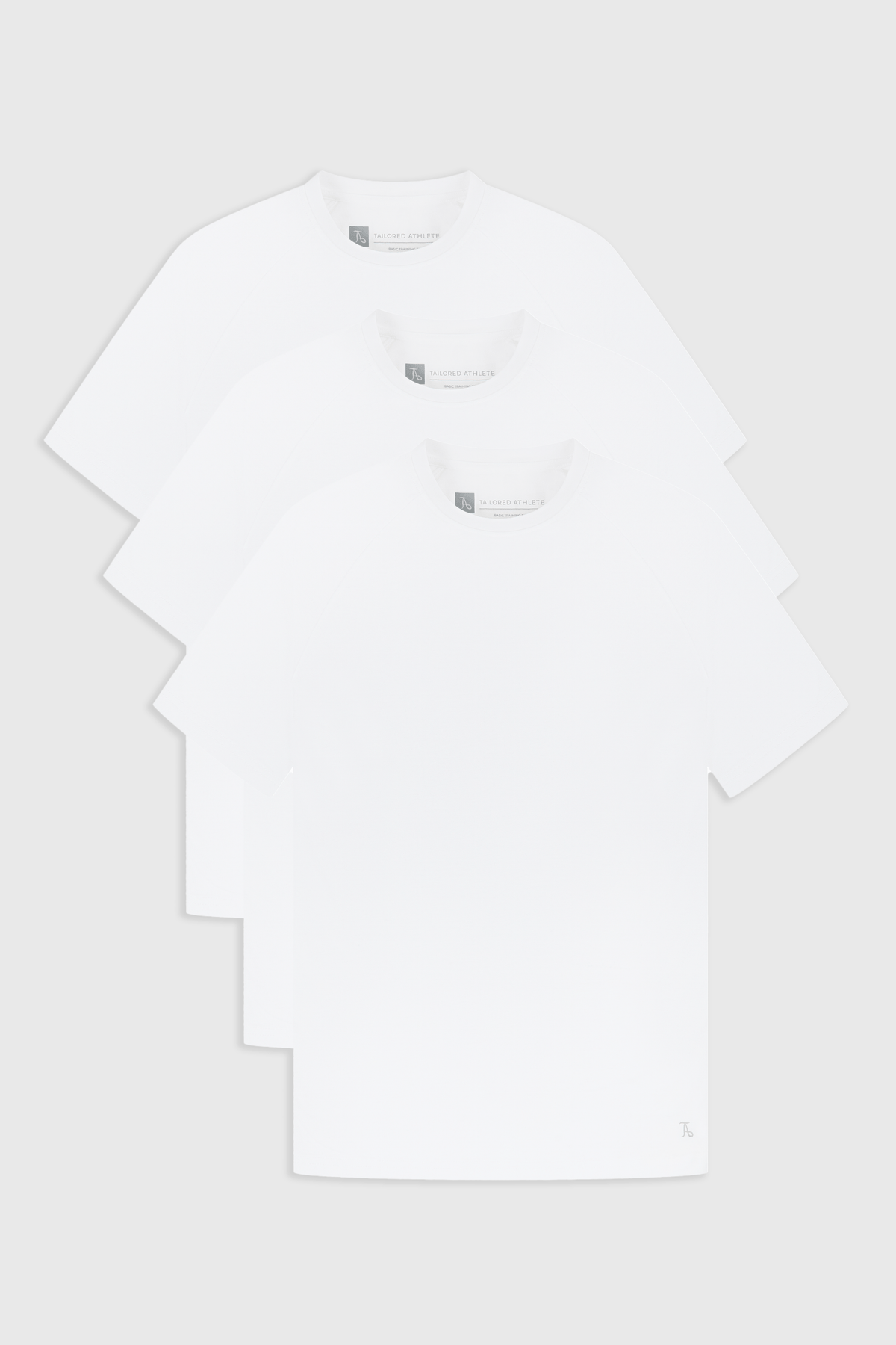 3 Pack Essential Training Top in White - TAILORED ATHLETE - USA