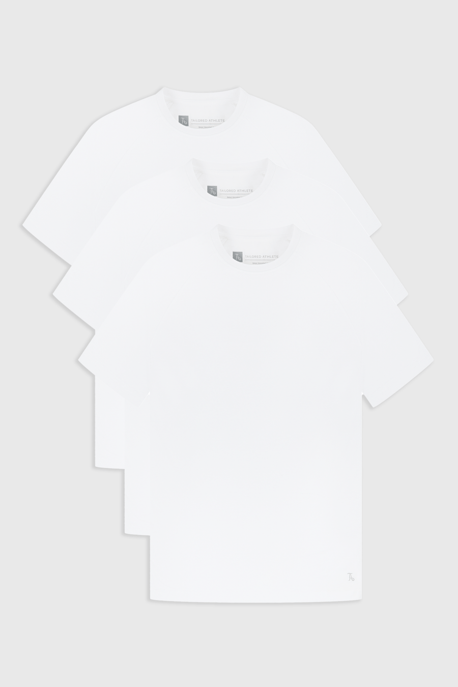 3 Pack Essential Training Top in White - TAILORED ATHLETE - USA