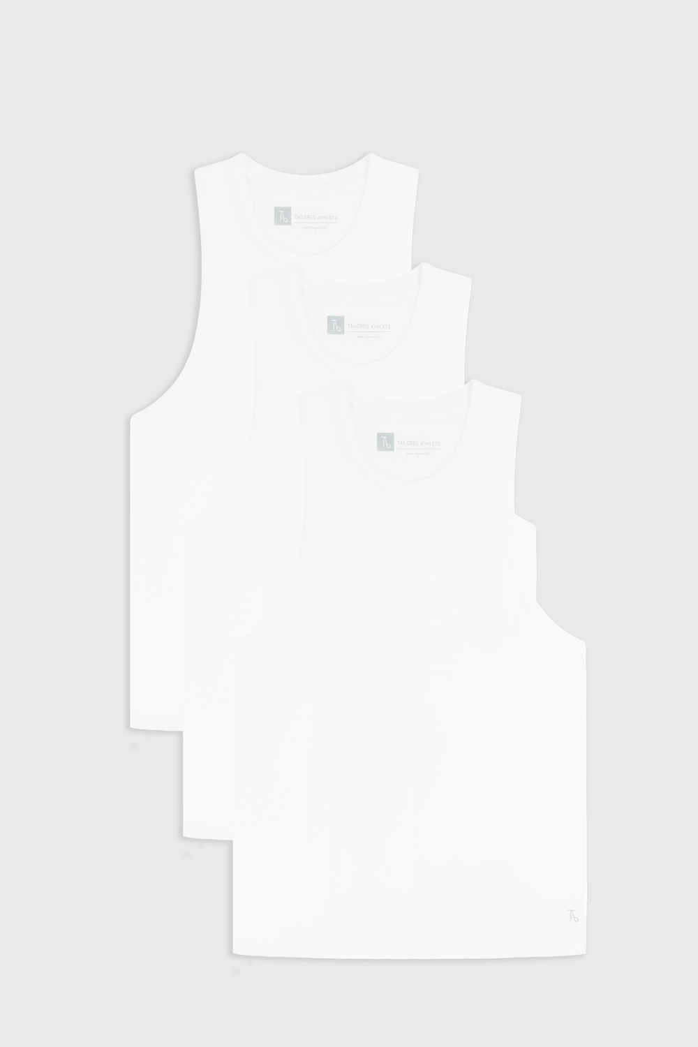 3 Pack Essential Training Tank Top in White - TAILORED ATHLETE - USA