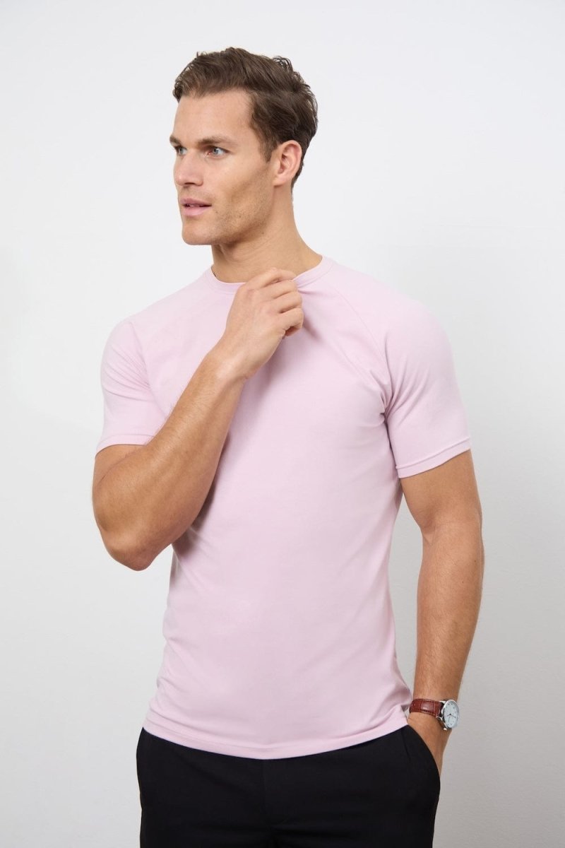 Athletic Fit T-Shirt in Pink - TAILORED ATHLETE - USA