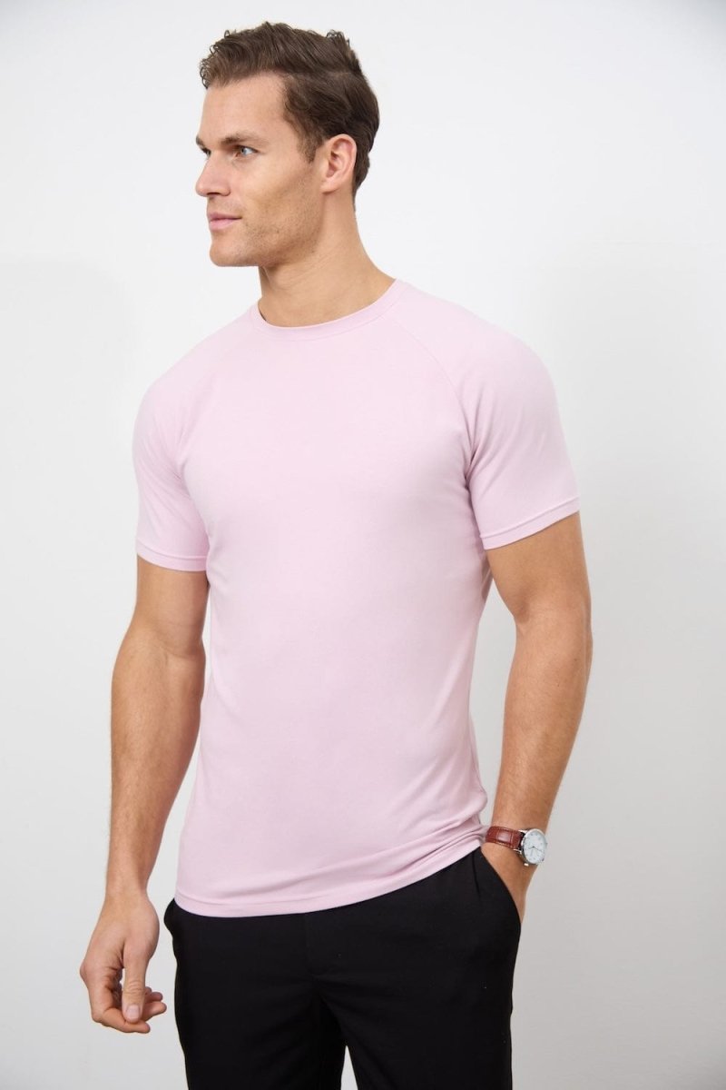 Athletic Fit T-Shirt in Pink - TAILORED ATHLETE - USA