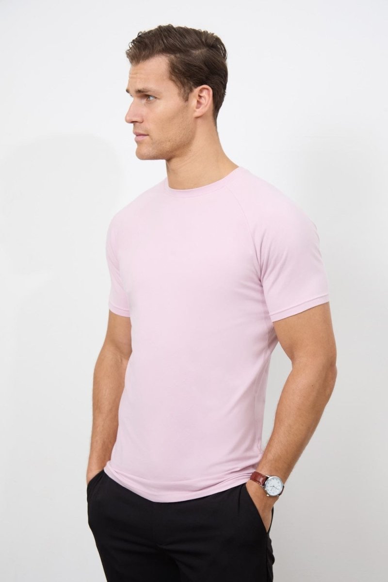 Athletic Fit T-Shirt in Pink - TAILORED ATHLETE - USA