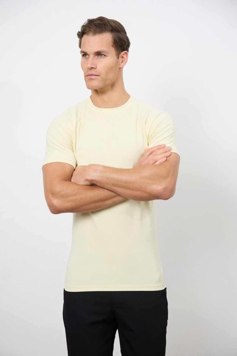 Athletic Fit T-Shirt in Lemon - TAILORED ATHLETE - USA