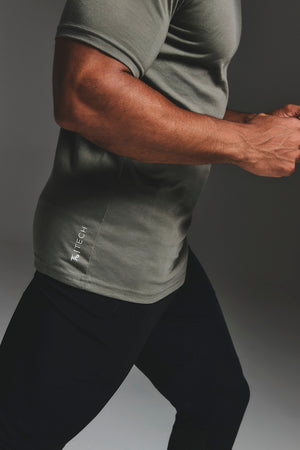 Essential Training Top in Khaki - TAILORED ATHLETE - USA