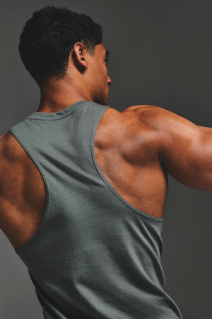 Essential Training Tank Top in Charcoal - TAILORED ATHLETE - USA
