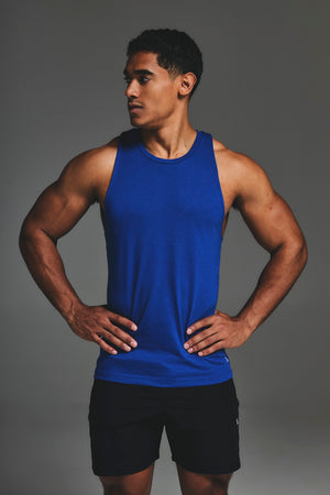 Essential Training Tank Top in Cobalt Blue - TAILORED ATHLETE - USA