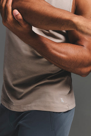 Essential Training Tank Top in Sand - TAILORED ATHLETE - USA