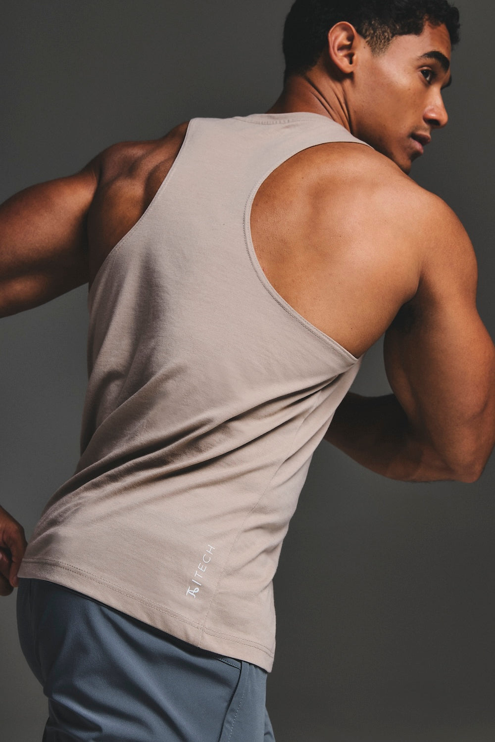 Essential Training Tank Top in Sand - TAILORED ATHLETE - USA