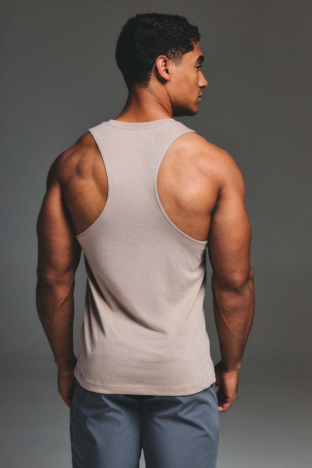 Essential Training Tank Top in Sand - TAILORED ATHLETE - USA