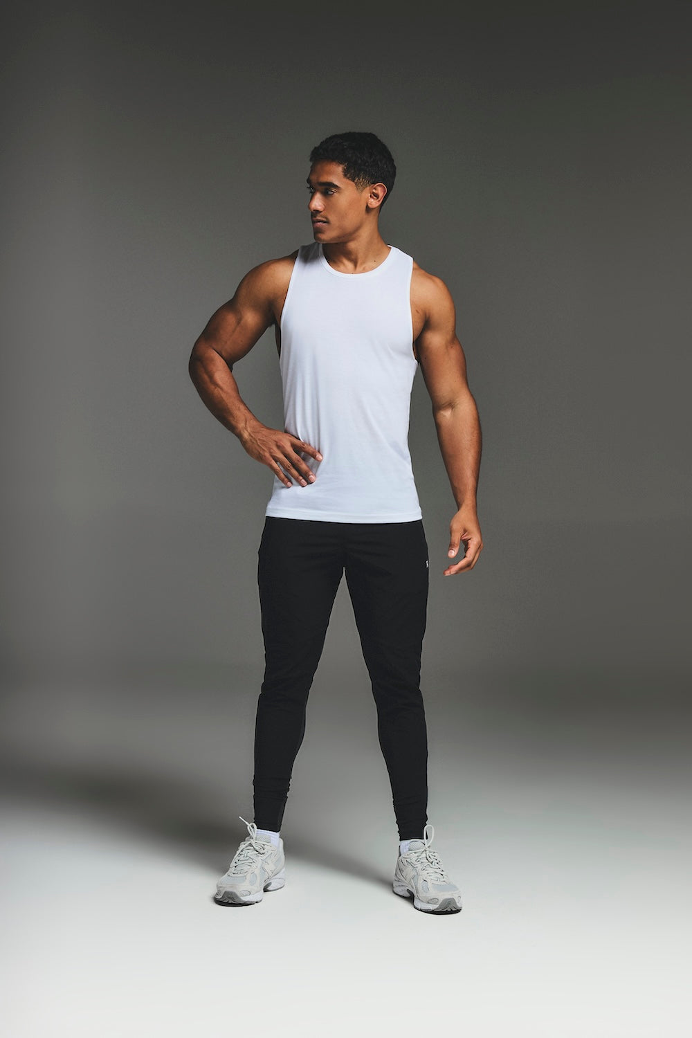 Essential Training Tank Top in White - TAILORED ATHLETE - USA