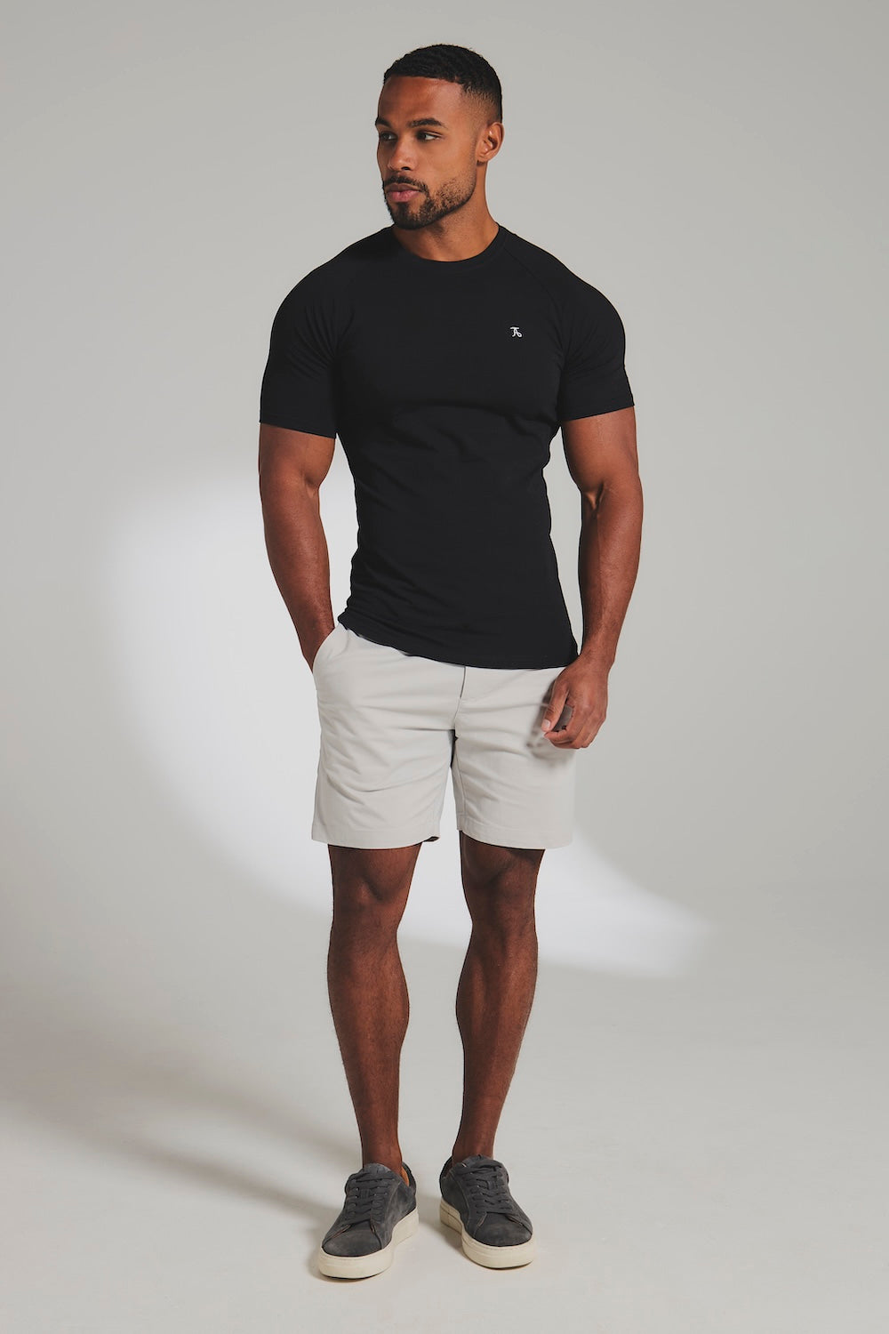 Premium Athletic Fit T-Shirt in Black