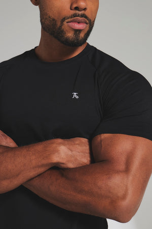 Premium Athletic Fit T-Shirt in Black