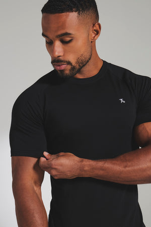 Premium Athletic Fit T-Shirt in Black