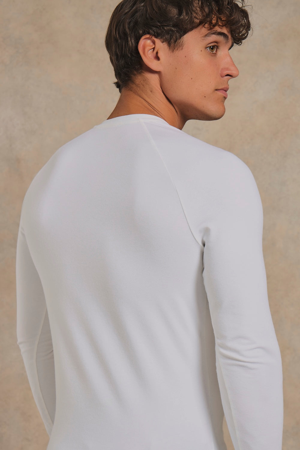 Athletic Fit Signature Long Sleeve T-Shirt in White