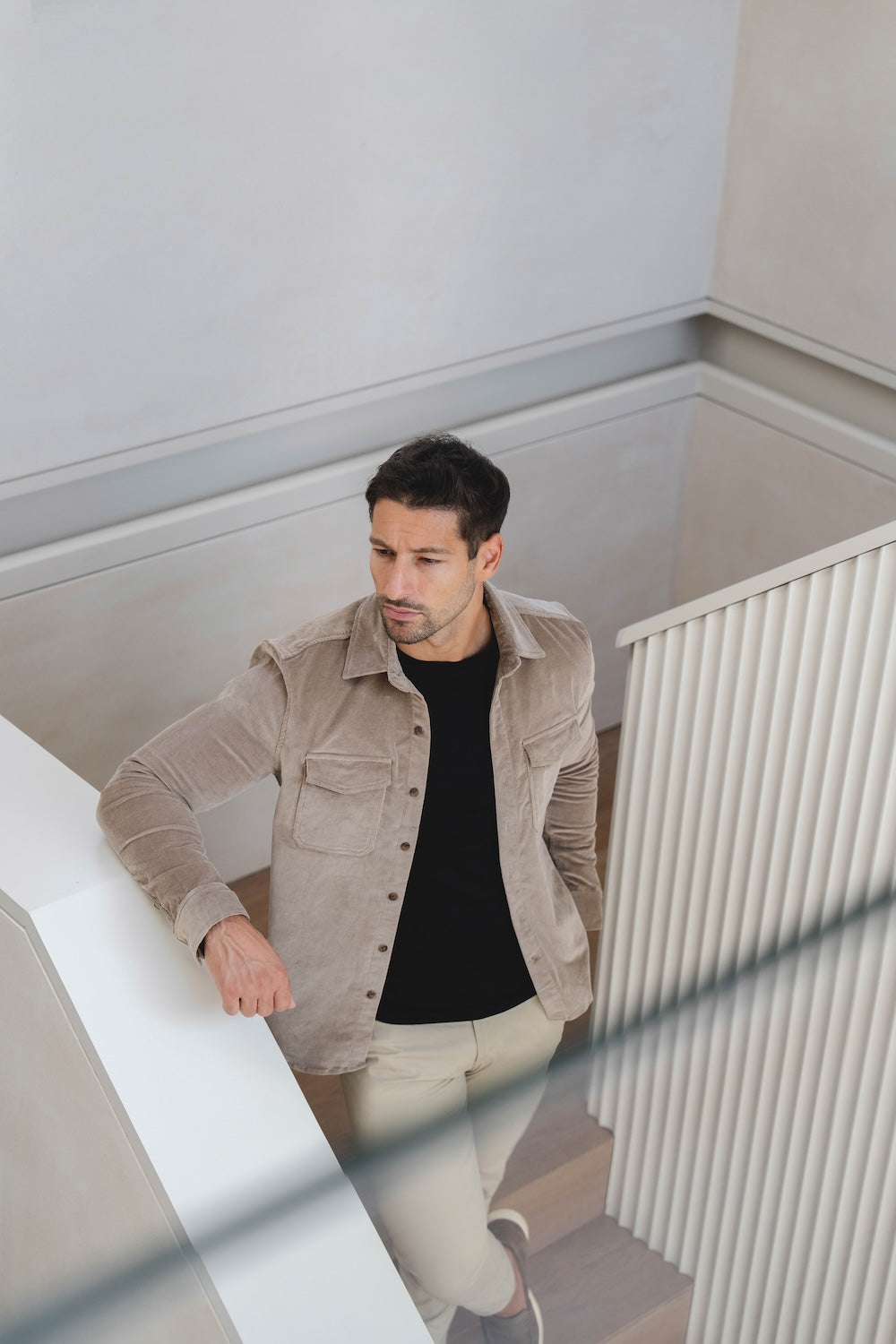 Cord Overshirt in Mole - TAILORED ATHLETE - USA