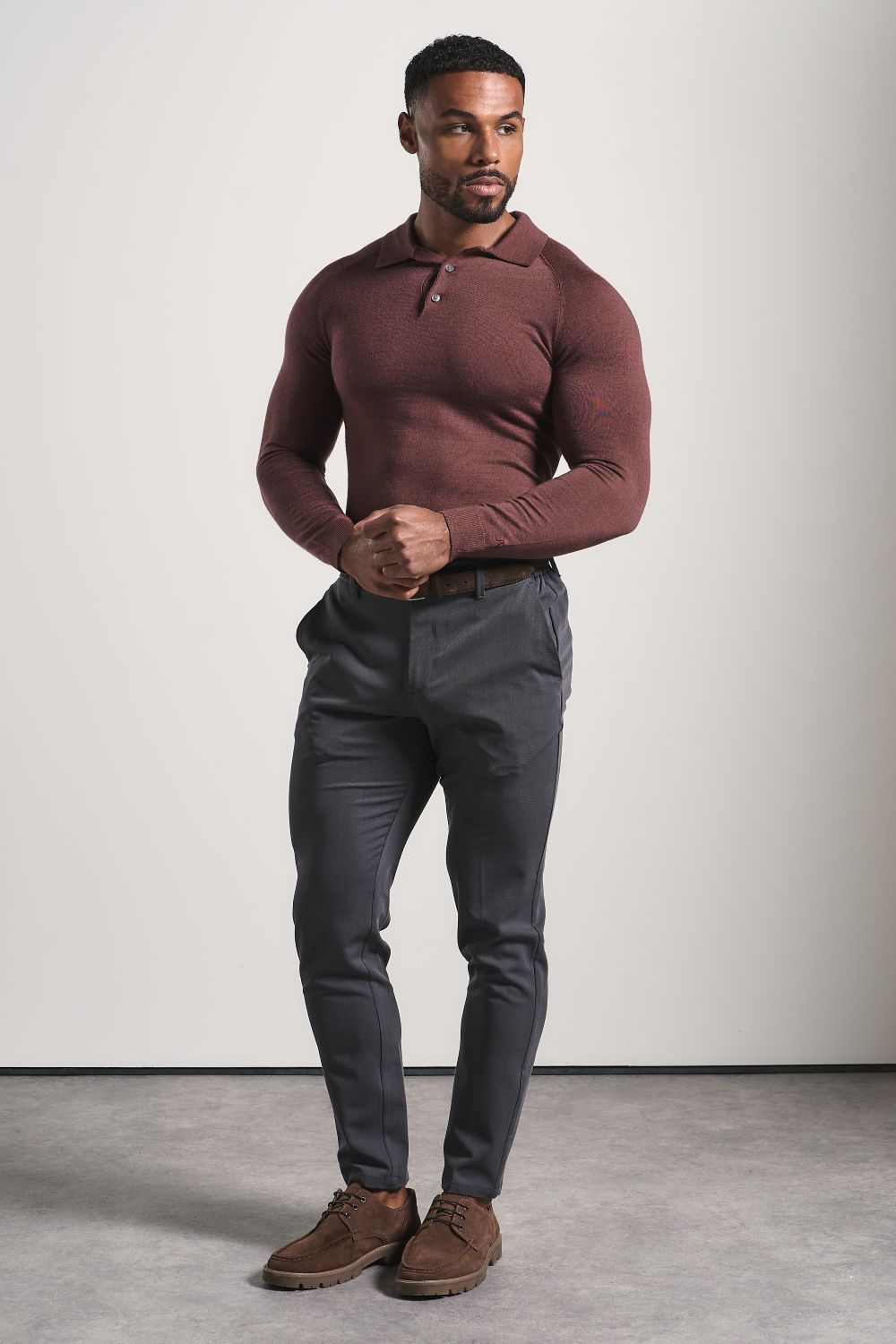 Athletic Fit Essential Pants in Graphite