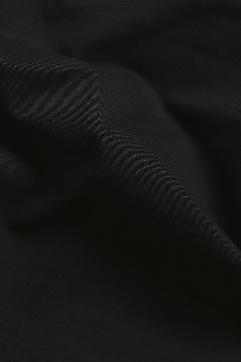 Athletic Fit Cotton Stretch Chino Pants in Black