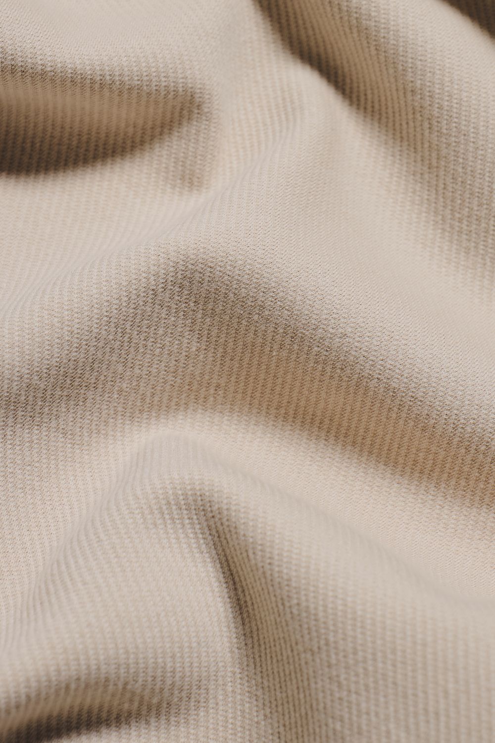 Twill Jersey Shacket in Stone