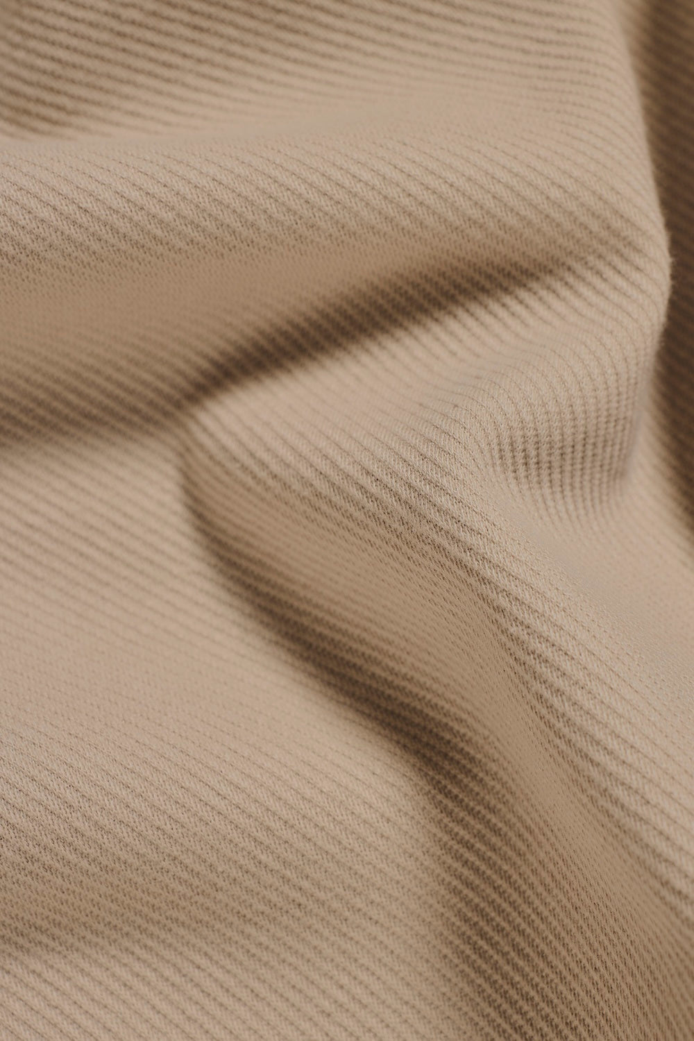 Twill Jersey Shacket in Stone