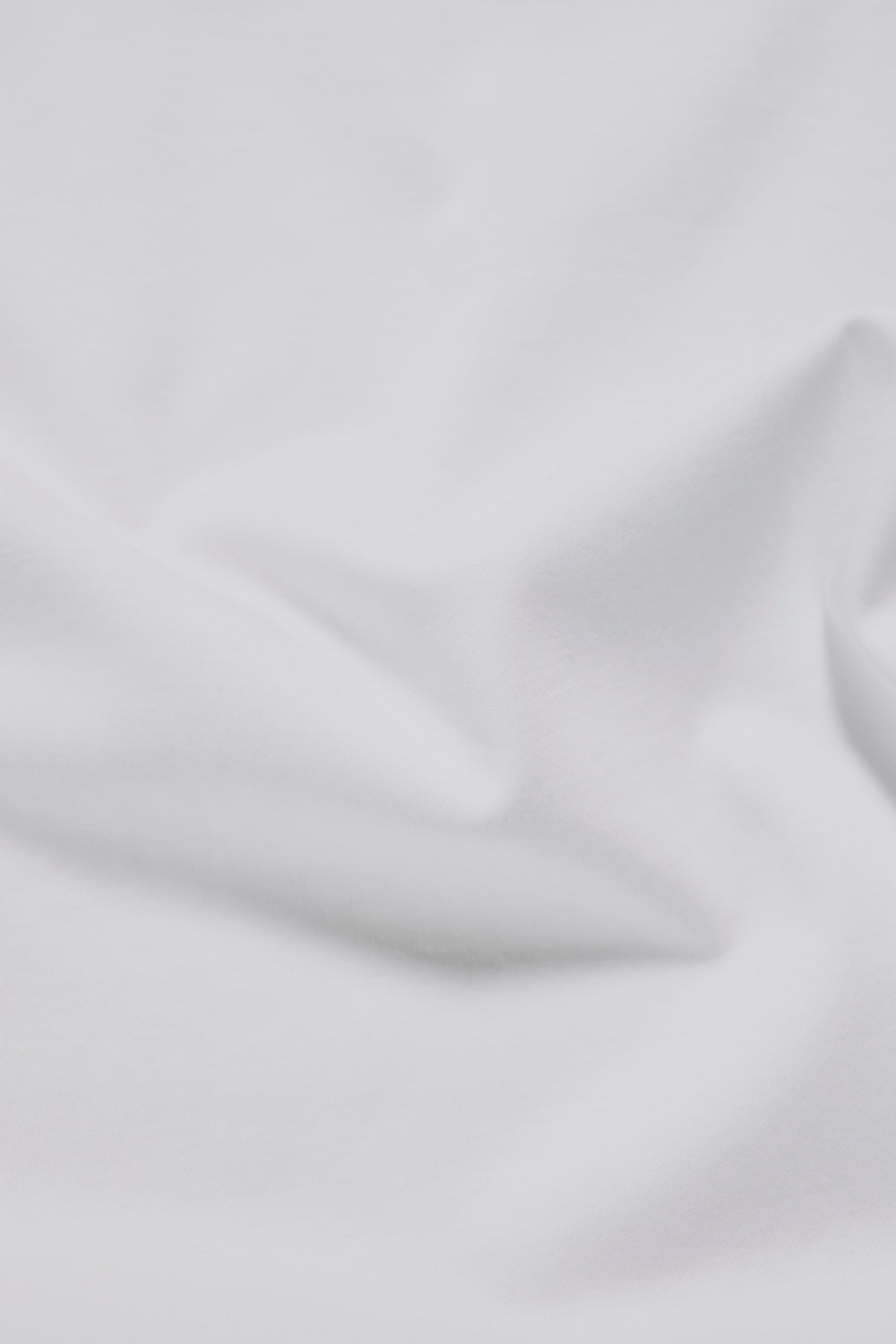 Mercerised Cotton T-Shirt in White